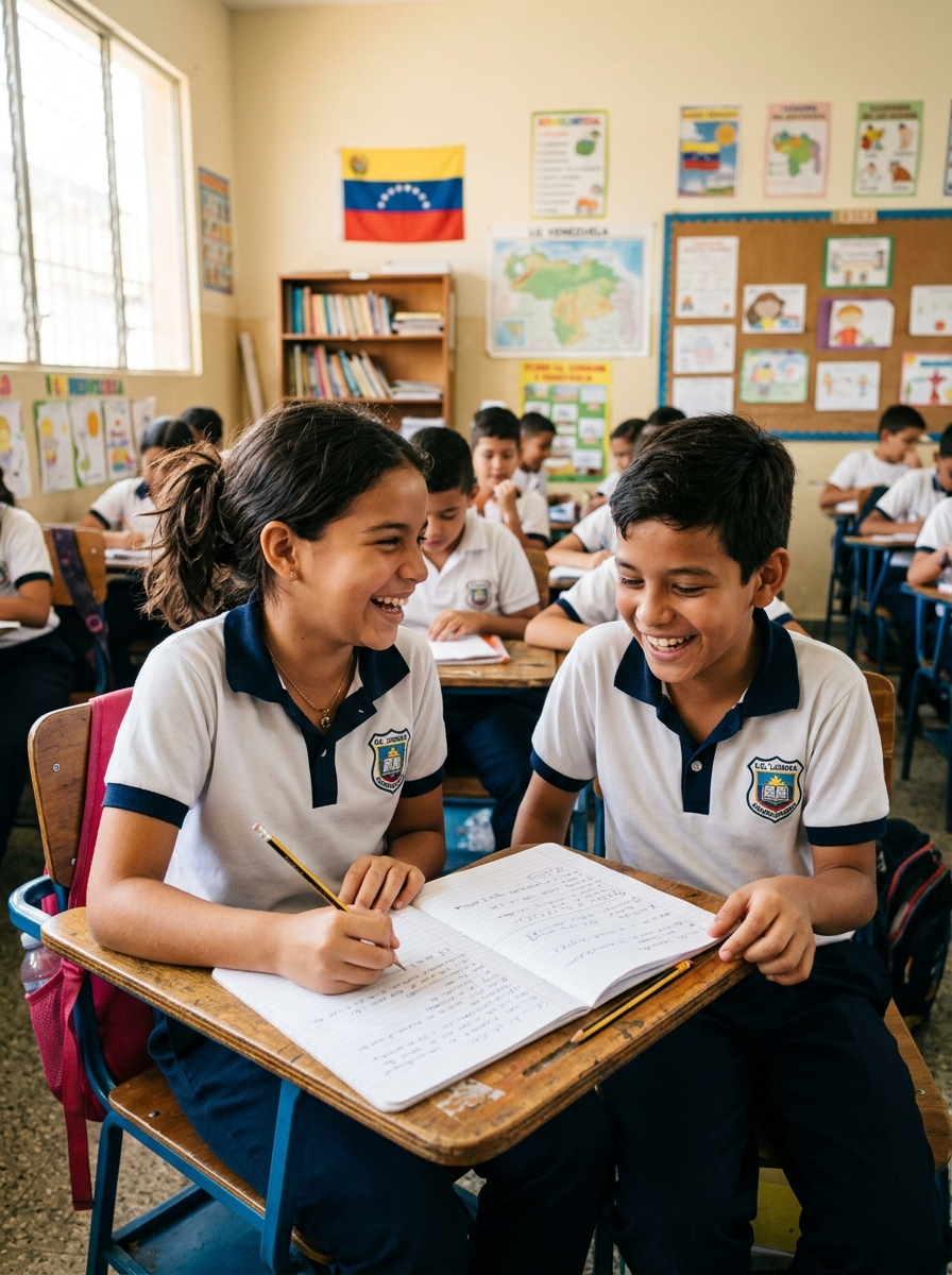 Alumnos en el aula de Primaria